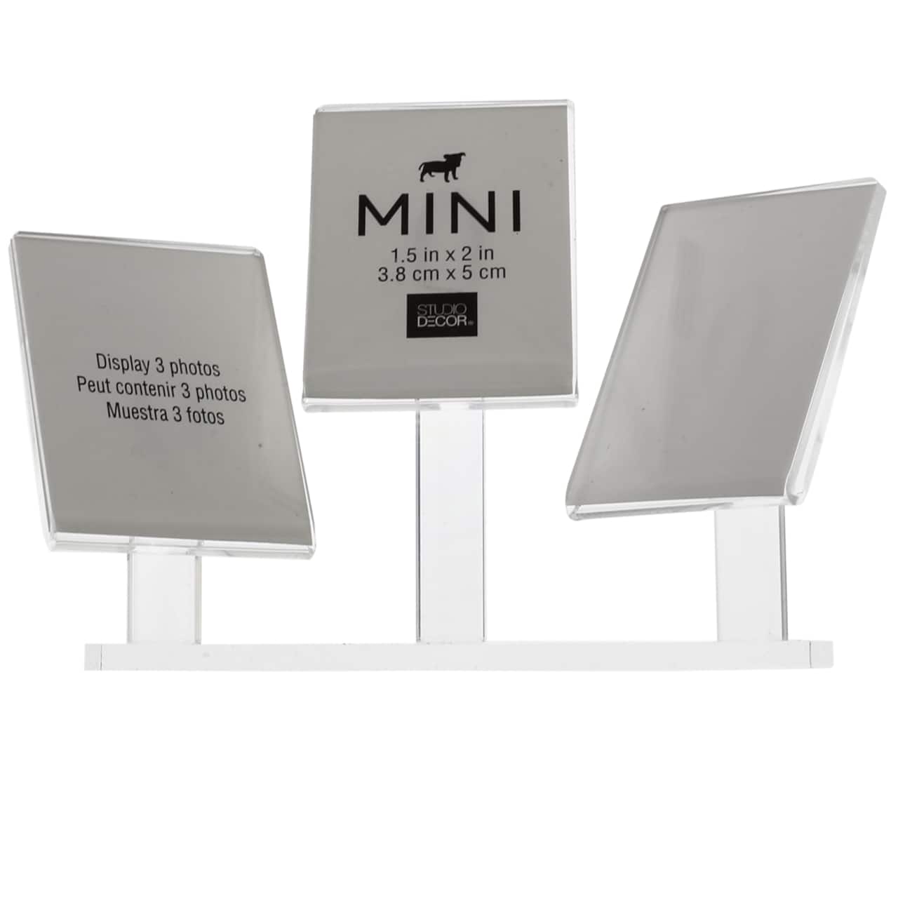 24 Pack: 3-Opening Mini Pedestal Frame By Studio D&#xE9;cor&#xAE;